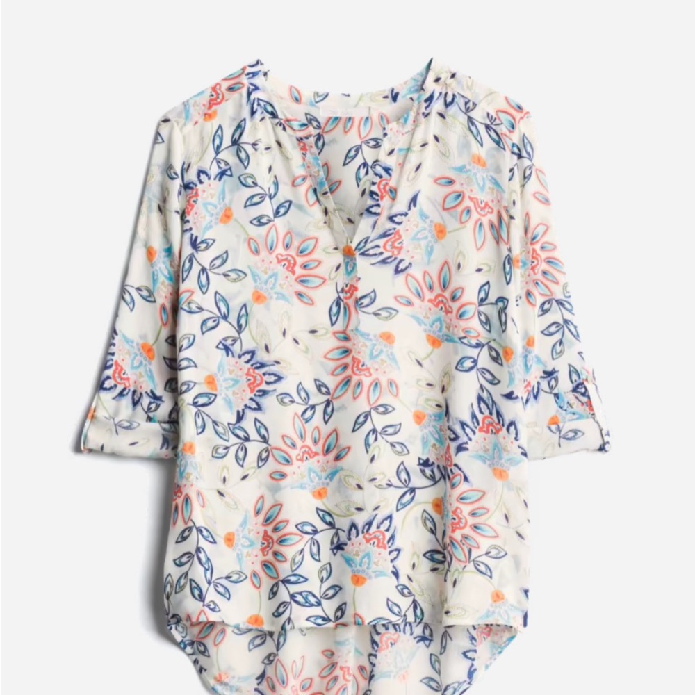 Pale Sky Koda Split Neck Top. New with Tags! Six XXL